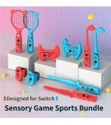 STARTRC GAMES 1 Pair Game Sword Handle Grip with Wrist Strap for Nintendo Switch Sports Games