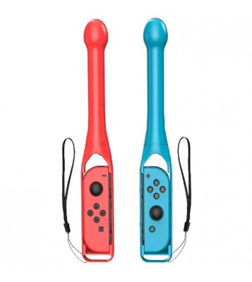 STARTRC GAMES 1 Pair Drum Sticks Game Taiko Drum Master with Wrist Strap for Nintendo Switch Sports Games