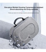 STARTRC GAMES Storage Bag for Meta Quest 3S / Quest 3 / Quest 2 Snowflake Cloth Carrying Case