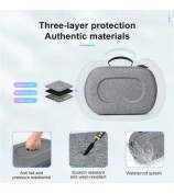 STARTRC GAMES Storage Bag for Meta Quest 3S / Quest 3 / Quest 2 Snowflake Cloth Carrying Case