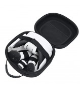 STARTRC GAMES For Meta Quest 3S / Quest 3 / Quest 2 Carrying Case Snowflake Cloth VR Headset Storage Bag - Black