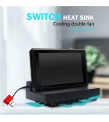 DATA FROG Game Console Radiator Base with Dual Cooling Fans for Nintendo Switch  /  Switch Lite Console