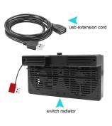 DATA FROG Game Console Radiator Base with Dual Cooling Fans for Nintendo Switch  /  Switch Lite Console