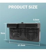 DATA FROG Game Console Radiator Base with Dual Cooling Fans for Nintendo Switch  /  Switch Lite Console