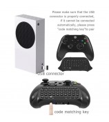 DATA FROG Gamepad Keyboard for Xbox Series X / Series S / One S / One Elite / One Game Controller 2.4G Wireless Keyboard - Black