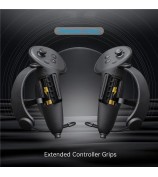 AMVR Q3HS3 1 Pair Controller Grips for Meta Quest 3 / 3S Silicone Battery Cover Sleeve with Hand Strap