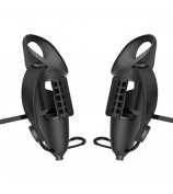 AMVR Q3HS3 1 Pair Controller Grips for Meta Quest 3 / 3S Silicone Battery Cover Sleeve with Hand Strap