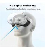 AMVR Q3SFC1 For Meta Quest 3S VR Facial Interface Face Cushion Cover Replacement - Wide Version