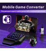GAMWING M9 5-in-1 Wired + Bluetooth Dual Mode Mobile Game Converter with Keyboard and Mouse Set