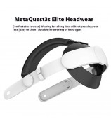 For Meta Quest 3S / 3 ABS+PU Ergonomic Head Strap Adjustable Replacement Headband
