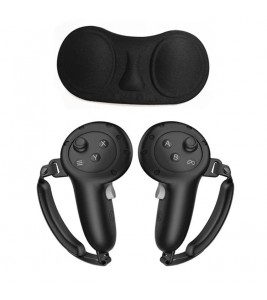 For Meta Quest 3S / 3 Controller Grips Silicone Cover with Straps and Lens Protector