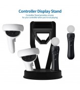 JYS JYS-OC002 Desktop Storage Stand VR Headset Controller Holder Display Rack for Oculus Quest 2 - Black