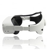 Ergonomic Headband with Removable Cushion Head Strap for Oculus Quest 2 VR Helmet - White