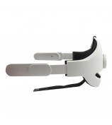 Ergonomic Headband with Removable Cushion Head Strap for Oculus Quest 2 VR Helmet - White