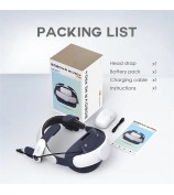 BOBOVR M2 Pro+ Battery Pack Head Strap Accessories for Oculus Quest 2 Rechargeable 5200mAh Power Bank