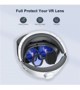 DEVASO Lightweight Lens Cover Accessories Kit for PS VR2 Headset Anti-Scratch Ring Lens Protector