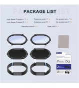 DEVASO Lightweight Lens Cover Accessories Kit for PS VR2 Headset Anti-Scratch Ring Lens Protector