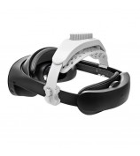 DEVASO Adjustable Head Strap for Meta Quest Pro / Quest 2 Elite Strap / Quest 3 Elite Strap / PICO 4 / PICO 4 Pro Accessories - White