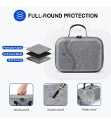 DEVASO Upgraded Version For Meta Quest 3 VR Glasses Storage Bag Nylon Carrying Case with Shoulder Strap