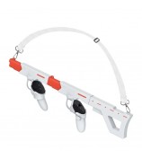 DEVASO For Meta Quest 3 VR Magnetic Suction Gunstock Game Controller Holder - White