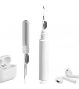 Bluetooth Headset Cleaning Brush Pen Shape Dust Remover TWS Earphone Camera Phone Cleaning Tool - White