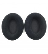 1 Pair For Hyperx Cloud II / Alpha S / Stinger / Flight Headphone Earpads Velvet+Sponge Earmuffs - Black