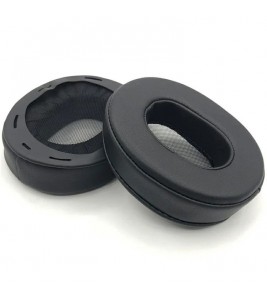 1Pair For Sony MDR-1A / MDR-1ADAC Replacement Earpads Protein Leather Headset Cushions Ear Pad - Black