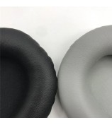 1Pair For Audio-Technica ATH-SR30BT Headphone Ear Pads Protein Leather Earmuffs - Black