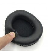 1Pair For Audio-Technica ATH-SR30BT Headphone Ear Pads Protein Leather Earmuffs - Black