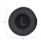 1 Pair Soft Earpads Foam Ear Pads Cushion Cover for JBL Tune 500BT 600BTNC T450BT Headphones - Black