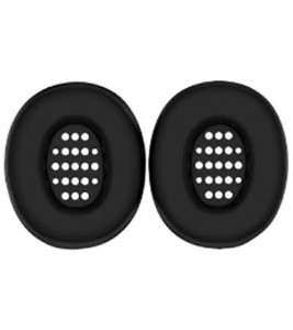 1 Pair Earpad Silicone Case for JBL Tune 770NC On-Ear Headphone Cushion Protective Cover - Black