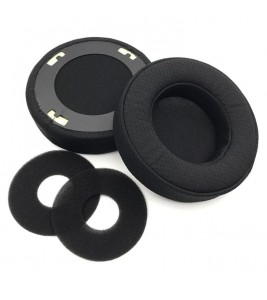 1 Pair For AKG Q701 / K601 / K701 / K612 Pro / K712 Pro Headphone Earpads Mesh Cloth+Memory Foam Ear Pads Cushions - Black