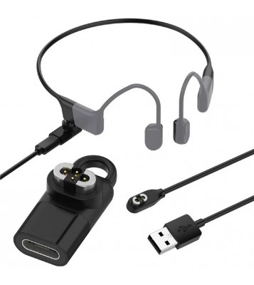 For Shokz Openswim Pro S710 Bone Conduction Earphone Charging Adapter Type-C Magnetic Connector