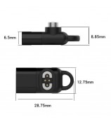 For Shokz Openswim Pro S710 Bone Conduction Earphone Charging Adapter Type-C Magnetic Connector