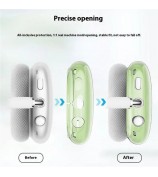 4Pcs / Set For AirPods Max Headband Cover Beam Sleeve Earmuff Sleeve Ear Cushion Cover - Matcha Green