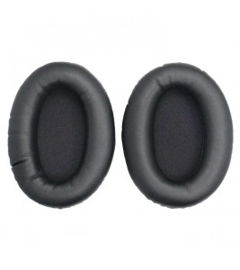 1 Pair JZF-173 Replacement Ear Cushion Pads for Kingston HSCD KHX-HSCP HyperX Cloud II - Black/Protein Leather