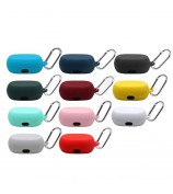 For Jabra Elite 7 Active / 7 Pro Case Cover Portable Protective Case Earbuds Soft Silicone Protector with Keychain - White