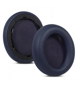For Anker Soundcore Life Q35 1 Pair Replacement Headphone Earpads Cushion Soft Breathable Headset Protein Leather Earmuffs - Blue
