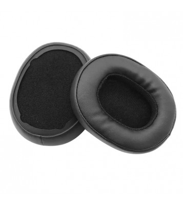 1 Pair Soft Earpads Leather Sponge Cushions for Skullcandy Crusher 3.0 Headphone Accessories Replacement - Black