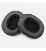 1 Pair Soft Earpads Leather Sponge Cushions for Skullcandy Crusher 3.0 Headphone Accessories Replacement - Black