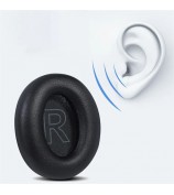 For Anker Soundcore Life Q10 1 Pair Replacement Headphone Earpads Soft Breathable Headset Earmuffs - Black