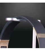 Z9 Universal Aluminum Alloy Desktop Headphone Stand Anti-slip Silicone Pad Headset Display Organizer Hanger Rack Holder - Black
