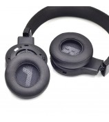 1 Pair Ear Pads for JBL LIVE 400BT PU Leather Bluetooth Headphone Replacement Cushion - Black