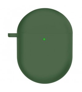 For Redmi Buds 4 Bluetooth Earphone Soft Silicone Protective Sleeve Anti-scratch Anti-drop Cover - Blackish Green