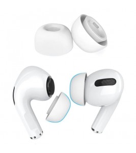 AHASTYLE WG86 1 Pairs Earbuds Covers for Apple AirPods Pro 2 / AirPods Pro Soft Silicone Caps In-Ear Earphone Eartips - M
