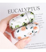 For Apple AirPods Pro (Gen 2) (USB-C) / Pro 2 Hard PC Earbud Case Lacquered Fruit Flower Pattern Bluetooth Earphone Protective Cover - Style A