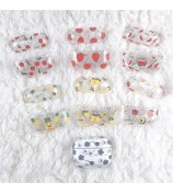 For Apple AirPods Pro (Gen 2) (USB-C) / Pro 2 Hard PC Earbud Case Lacquered Fruit Flower Pattern Bluetooth Earphone Protective Cover - Style A