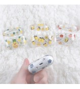 For Apple AirPods Pro (Gen 2) (USB-C) / Pro 2 Hard PC Earbud Case Lacquered Fruit Flower Pattern Bluetooth Earphone Protective Cover - Style A