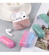 For Apple AirPods Pro (Gen 2) (USB-C) / Pro 2 Anti-drop Hard PC Earbud Case Marble Pattern Bluetooth Earphone Protective Cover - S04