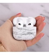 For Apple AirPods Pro (Gen 2) (USB-C) / Pro 2 Anti-drop Hard PC Earbud Case Marble Pattern Bluetooth Earphone Protective Cover - S04